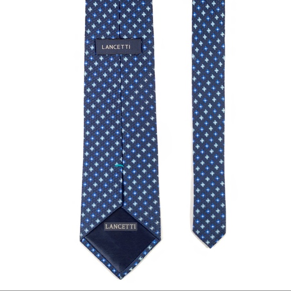 LANCETTI Silk Tie 🇮🇹 Made In Italy - Picture 4 of 4